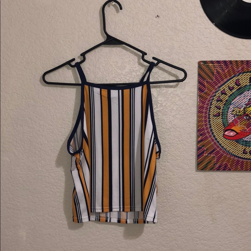 striped tank!